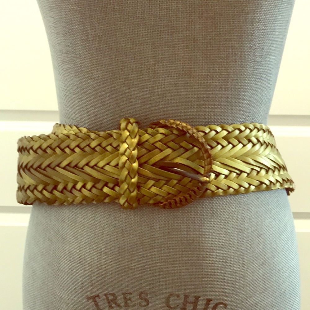 Gold Woven Belt